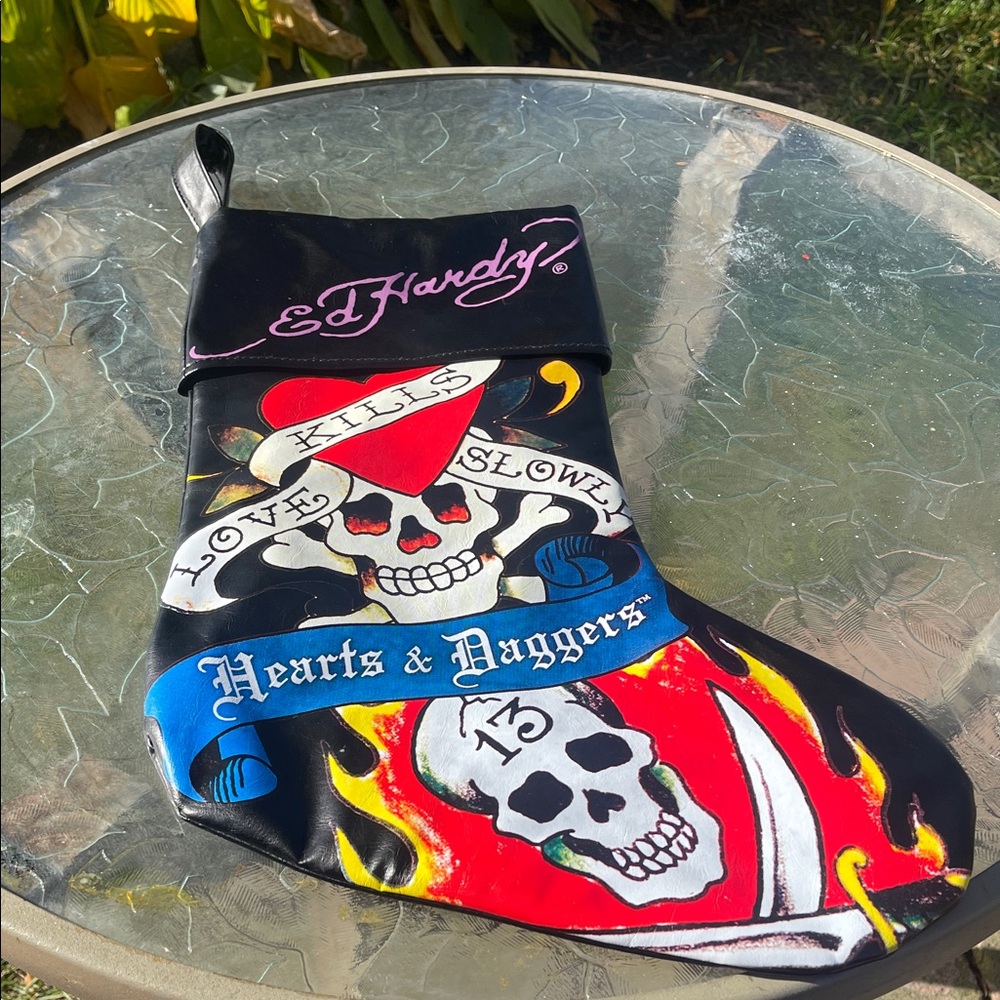 #Skull Christmas Sock